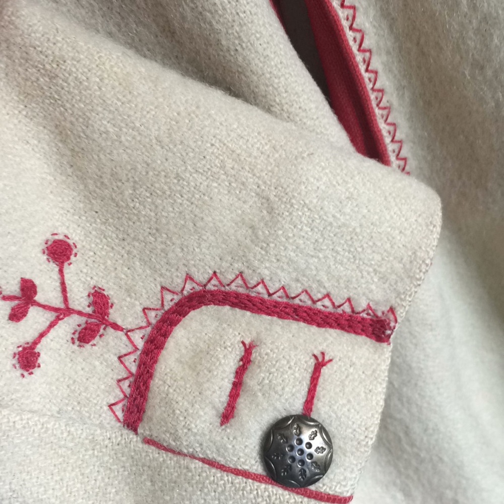 Vintage Hand-Made Wool Cloak Coat